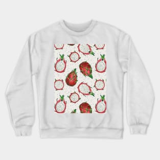 Red dragon fruit on off white Crewneck Sweatshirt